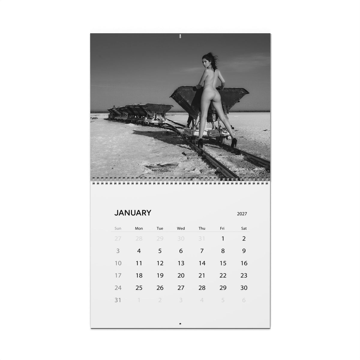 Wall Calendar - 14 photos B&W - Fine Art Nude Nº 1