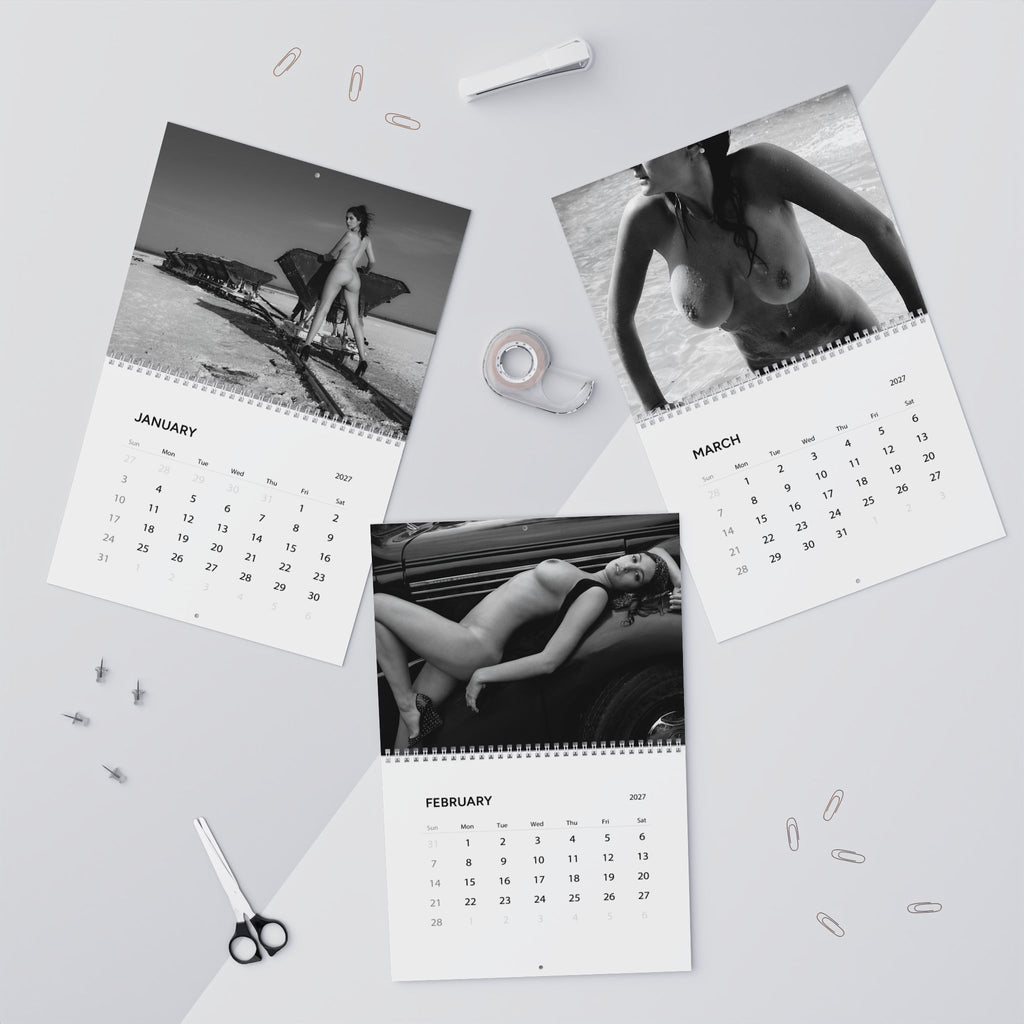 Wall Calendar - 14 photos B&W - Fine Art Nude Nº 1