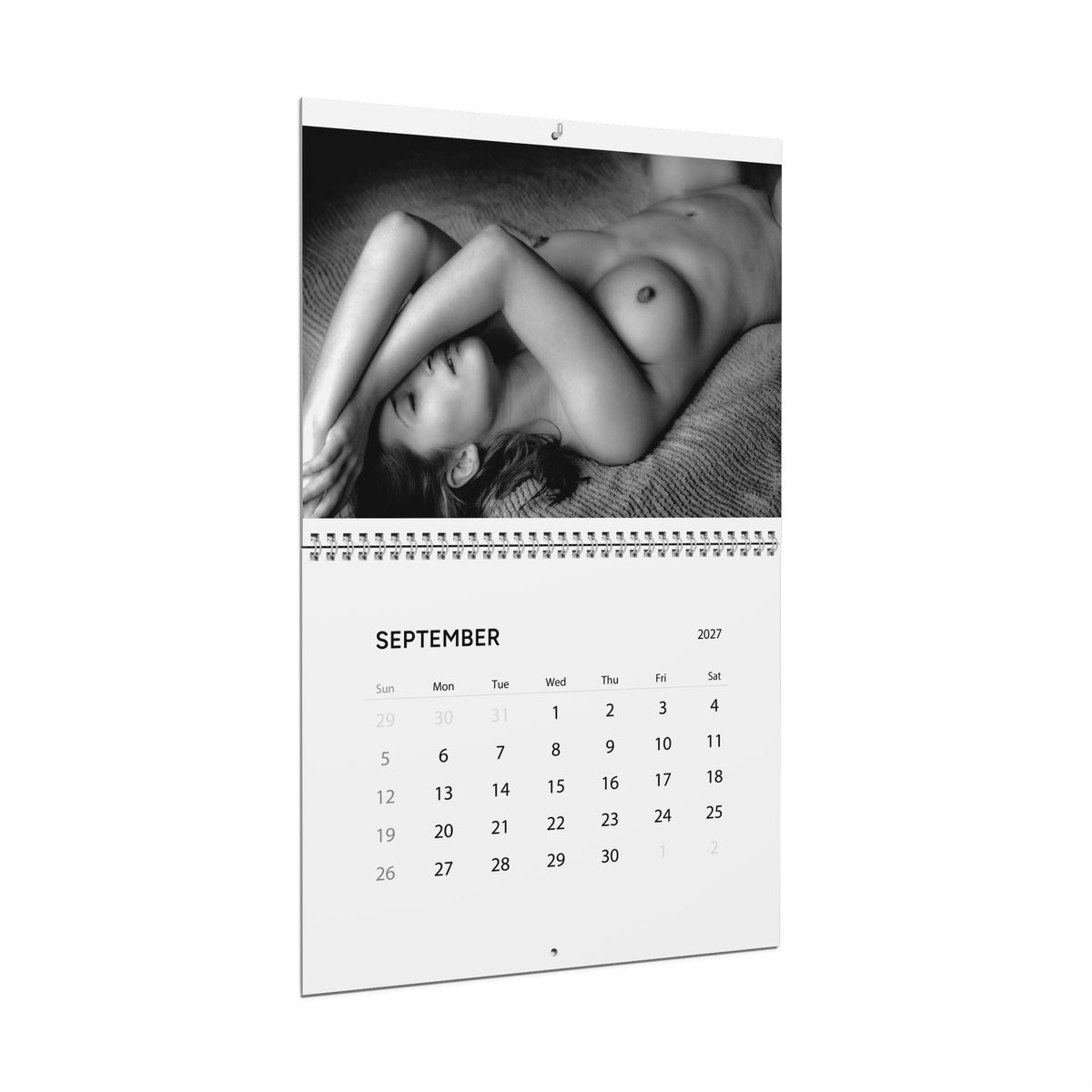 Wall Calendar - 14 photos B&W - Fine Art Nude Nº 2