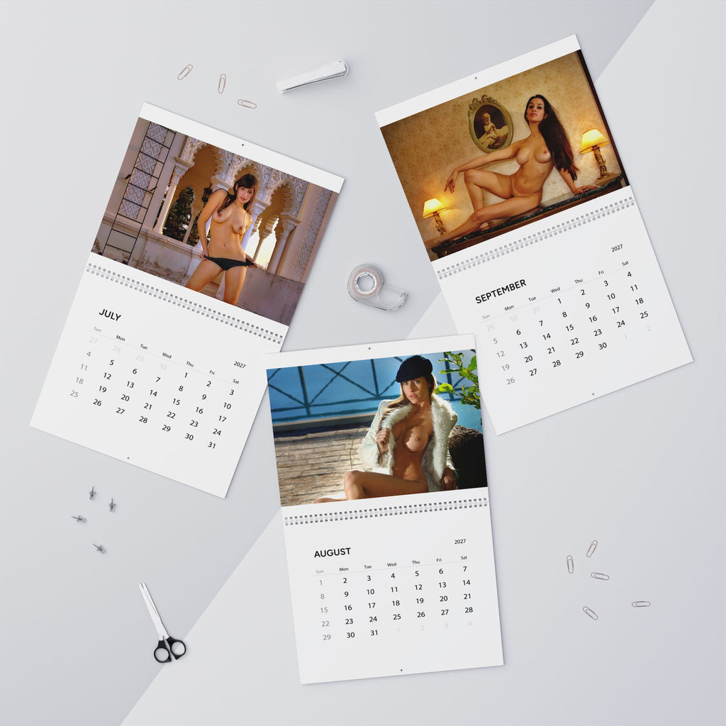 Adult Pinup Wall Calendar 2027 — Nude Glamour Monthly Calendar