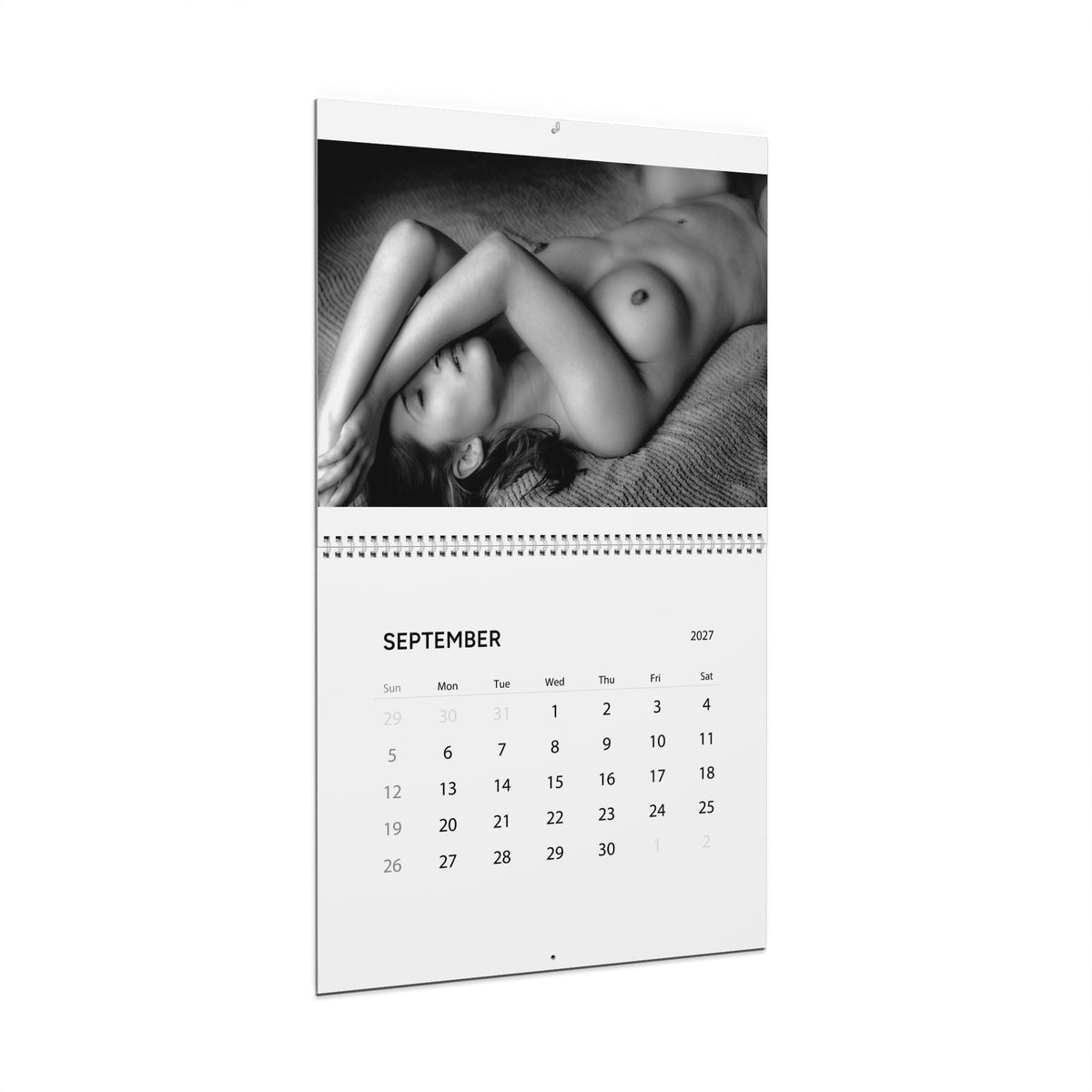 Wall Calendar - 14 photos B&W - Fine Art Nude Nº 2