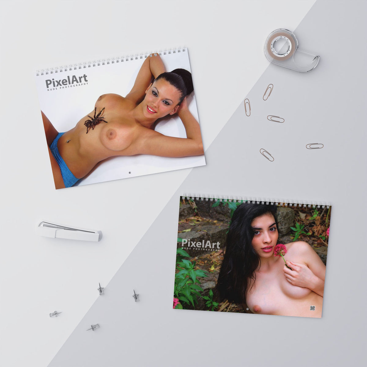 Adult Pinup Wall Calendar 2027 — Nude Glamour Monthly Calendar