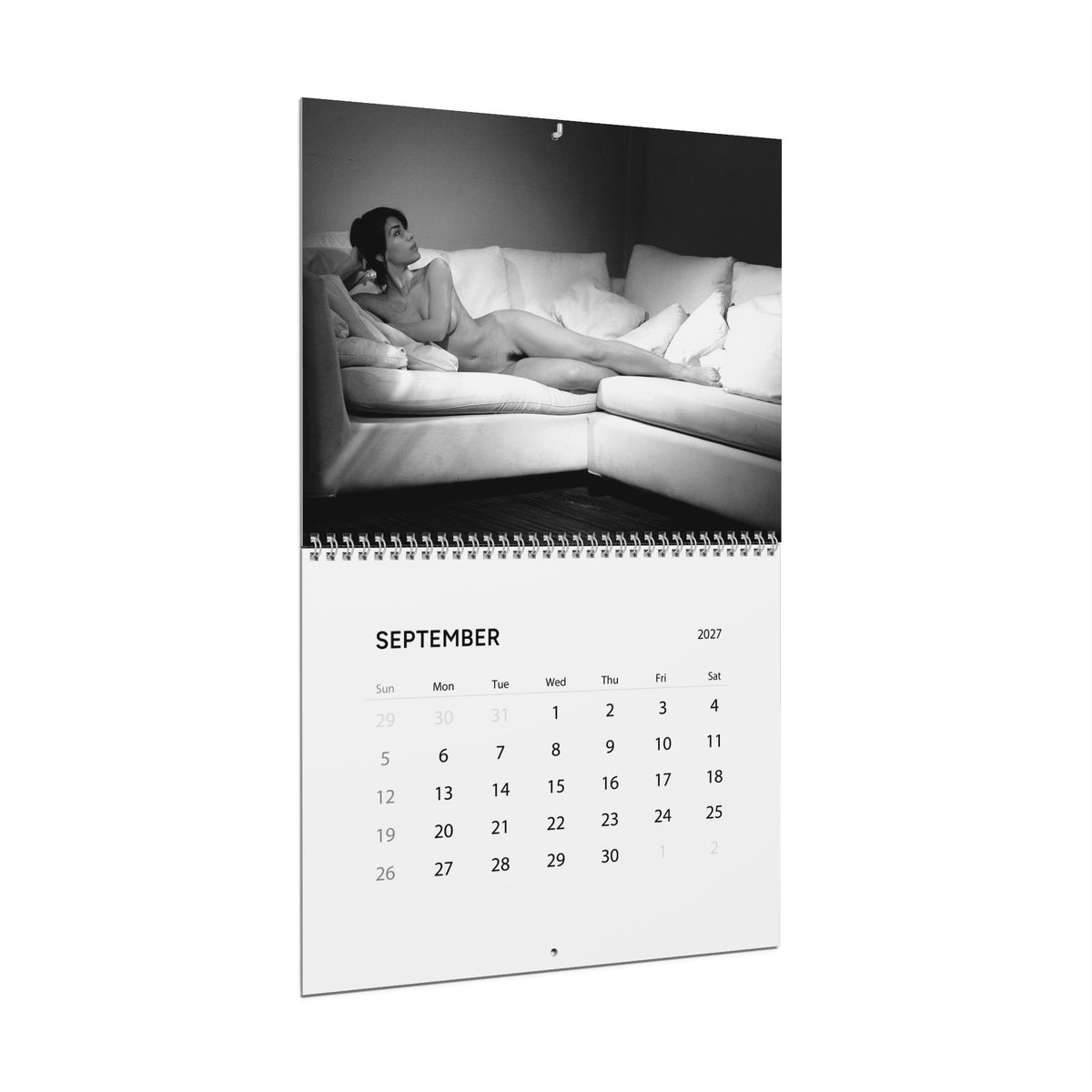 Wall Calendar - 14 photos B&W - Fine Art Nude Nº 1