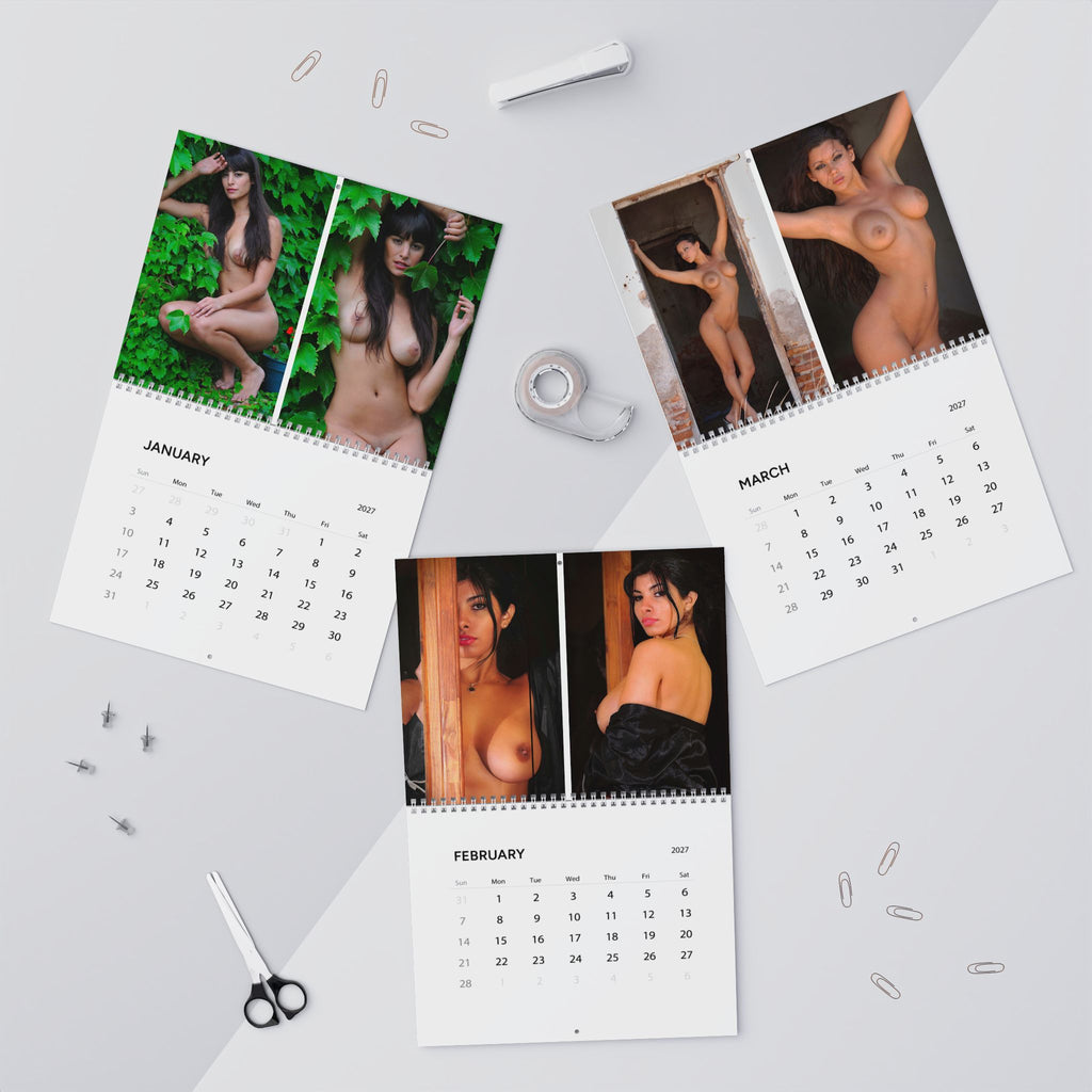 Wall Calendars 2027 - Glamour Nude - 27 Photos Color