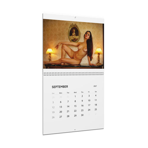 Adult Pinup Wall Calendar 2027 — Nude Glamour Monthly Calendar