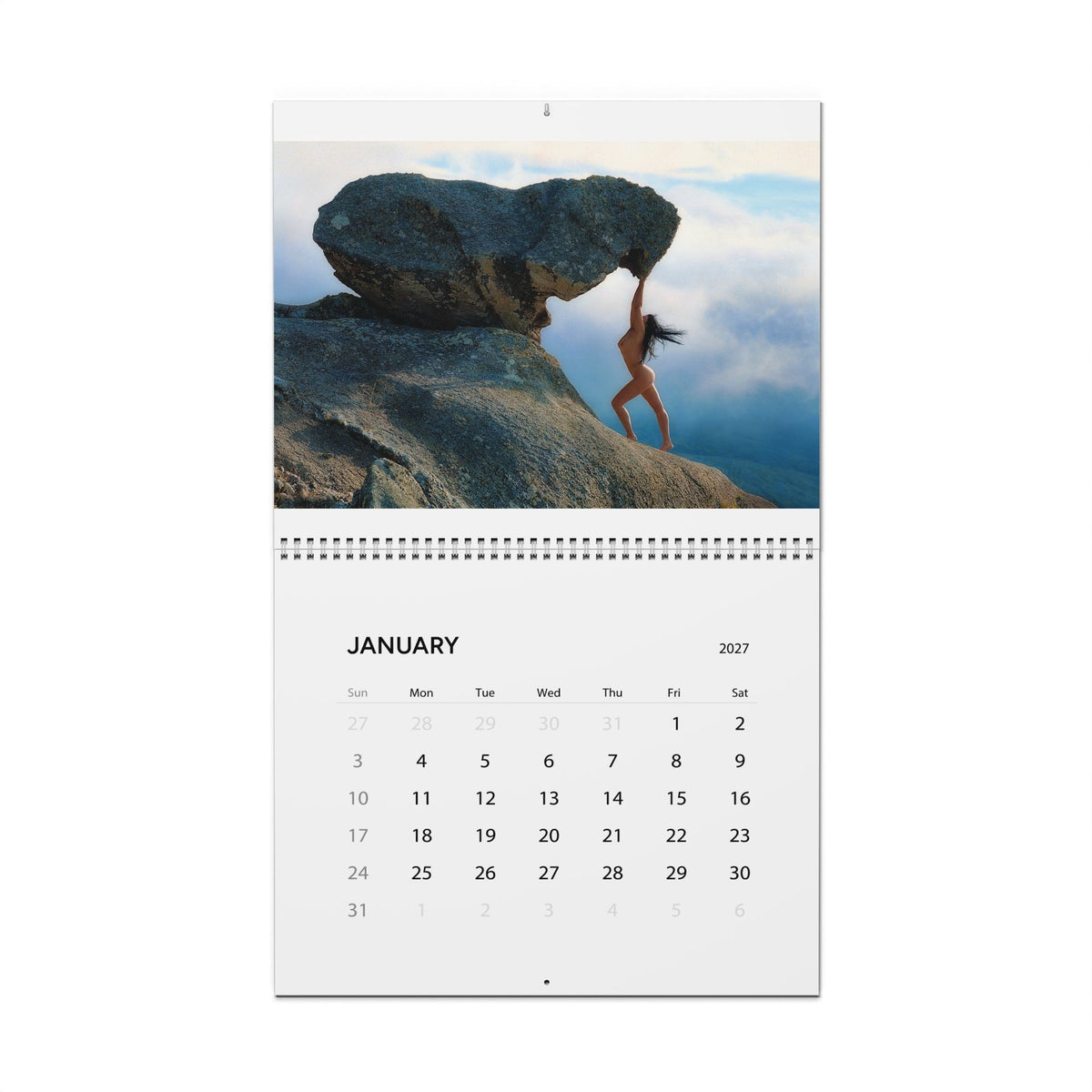 Wall  Calendar 2027 - 14 Photos Color - Fine Art Nude 3