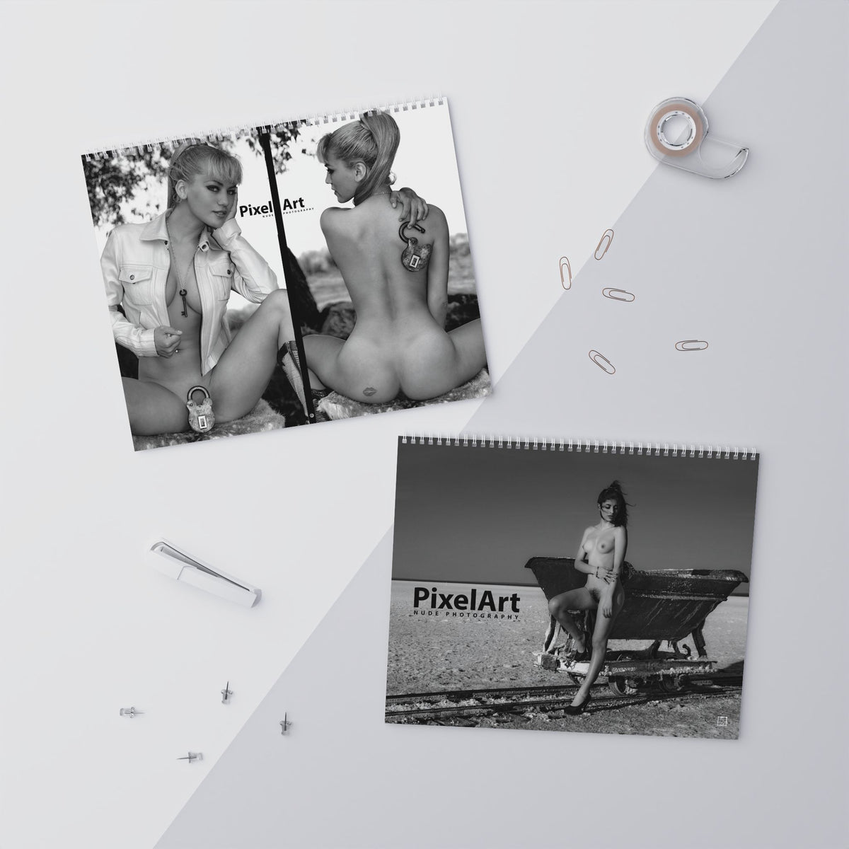 Wall Calendar - 27 photos Color and B&W - Fine Art Nude