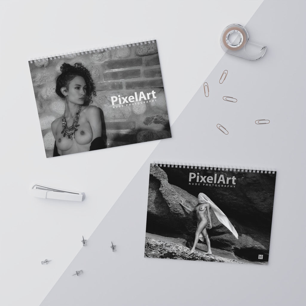 Wall Calendar - 14 photos B&W - Fine Art Nude Nº 2