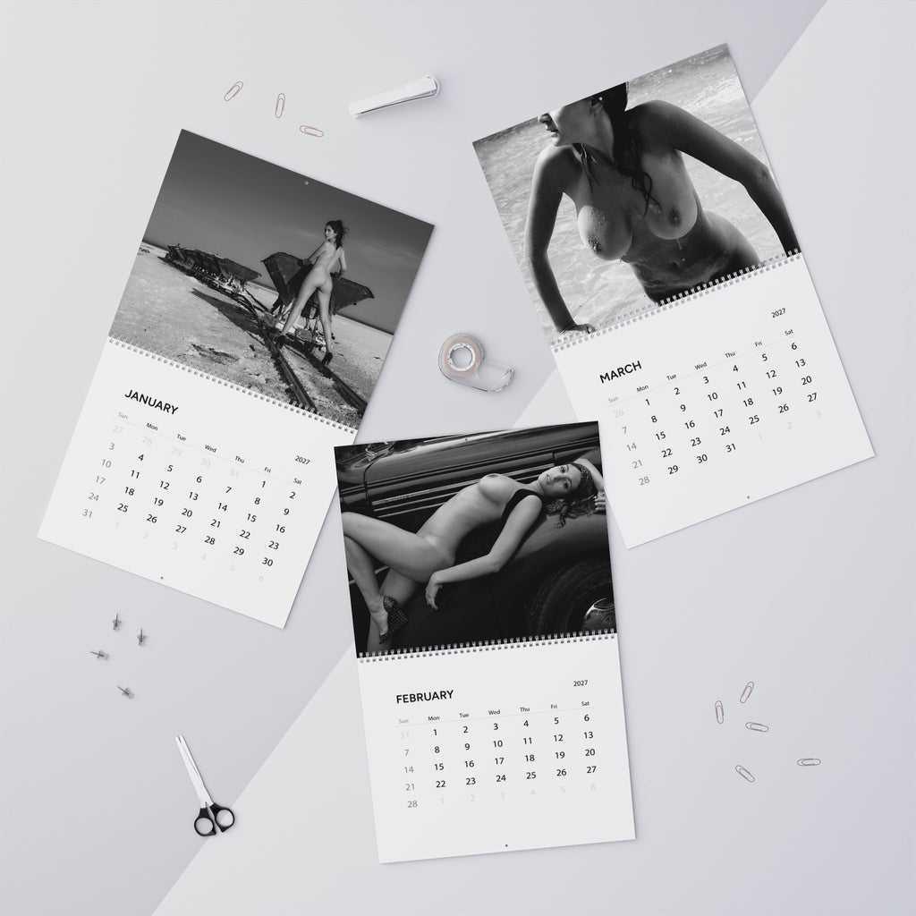 Wall Calendar - 14 photos B&W - Fine Art Nude Nº 1