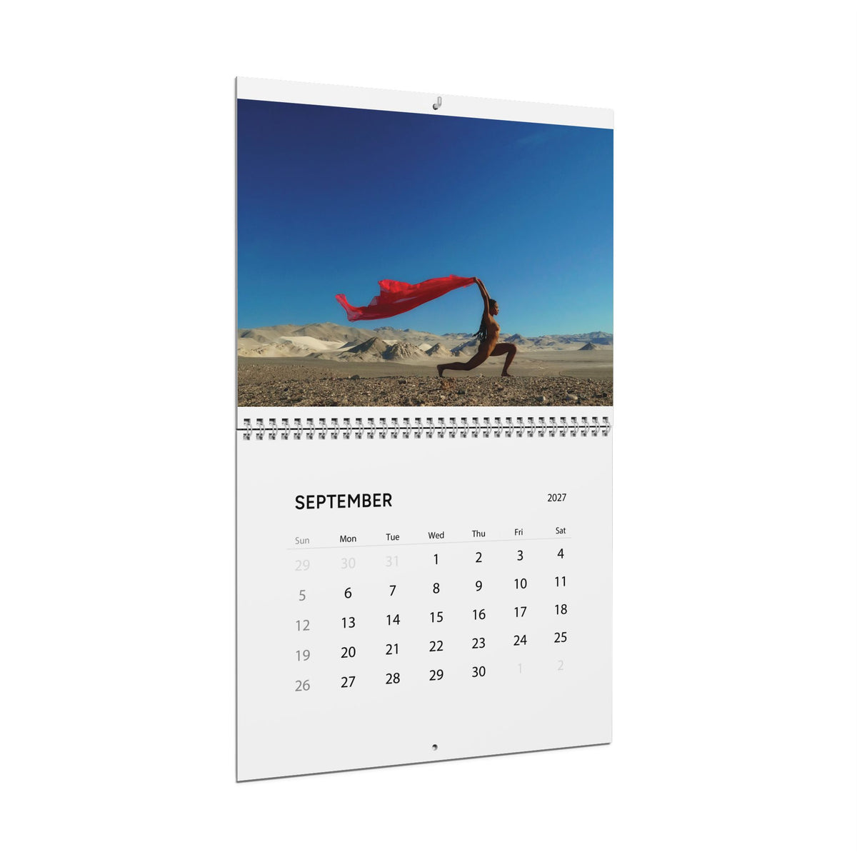 Wall  Calendar 2027 - 14 Photos Color - Fine Art Nude 3