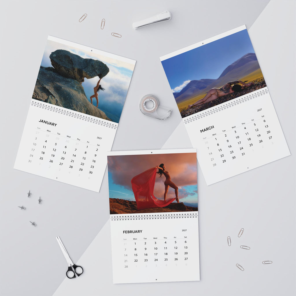 Wall  Calendar 2027 - 14 Photos Color - Fine Art Nude 3