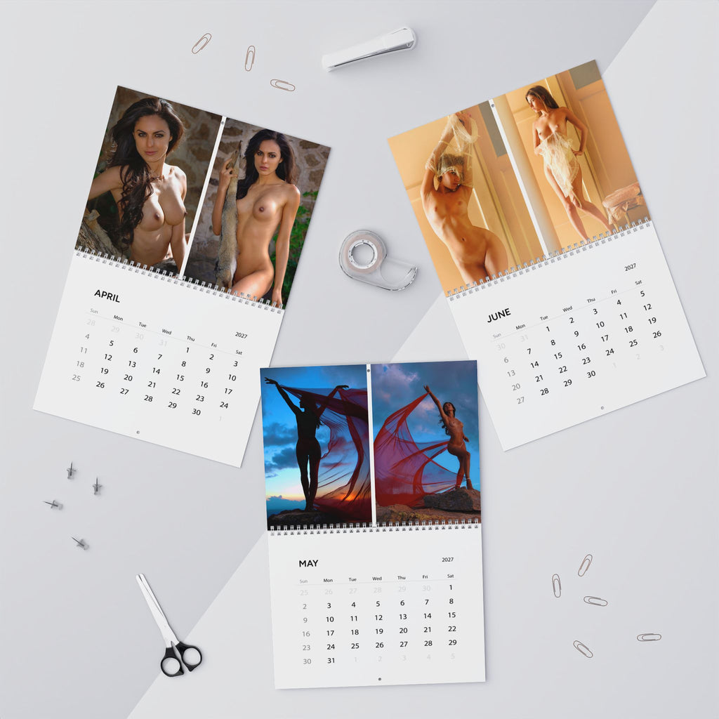 Wall Calendars 2027 - Glamour Nude - 27 Photos Color
