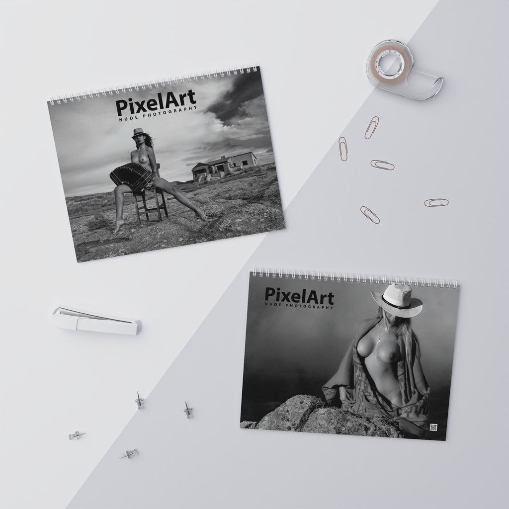 Wall Calendar - 14 photos B&W - Fine Art Nude Nº 1
